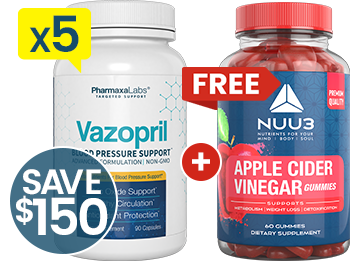 Vazopril 5 bottles