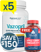 Vazopril 5 bottles