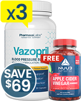 Vazopril 3 Bottles